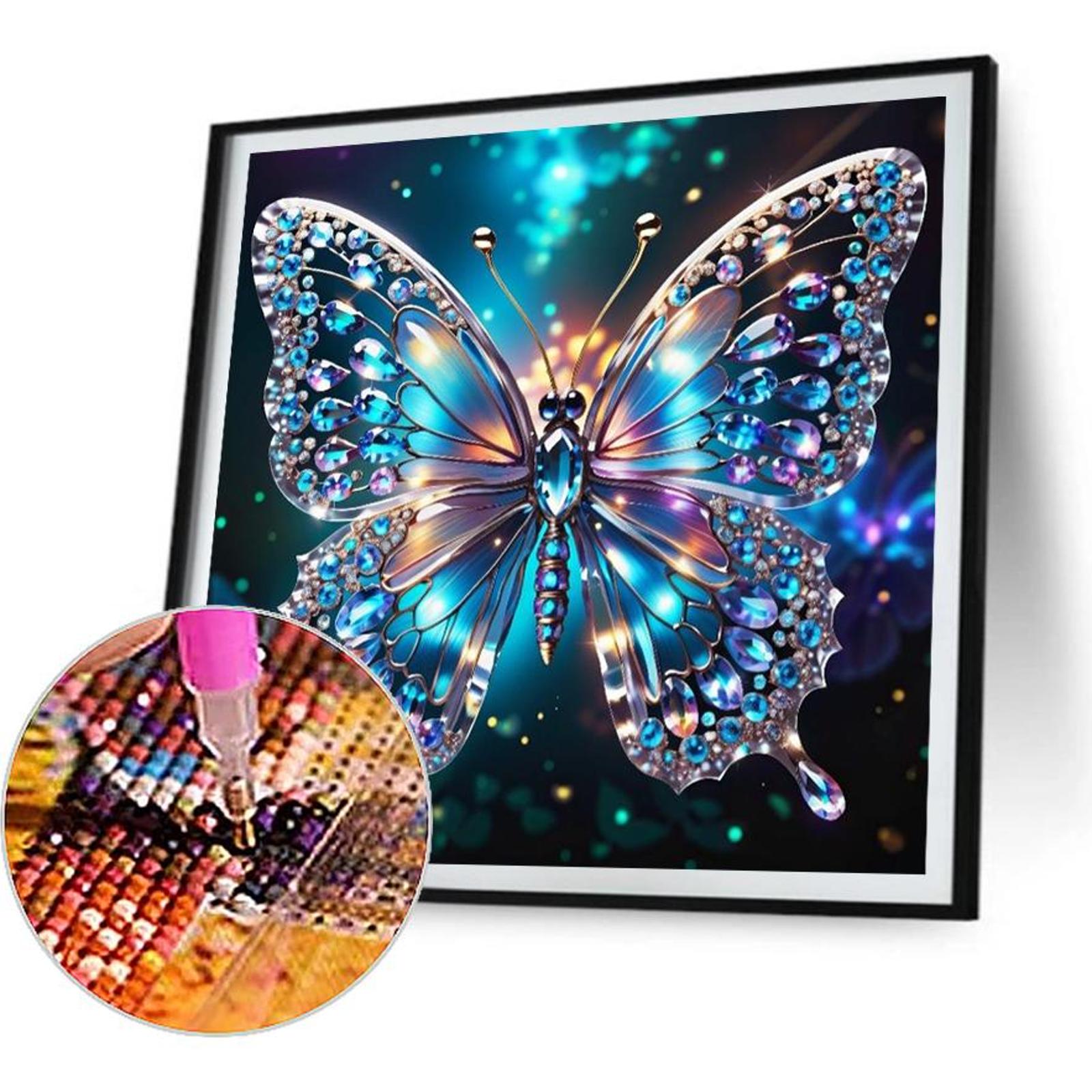 Art Craft Butterfly - 5D DIY Full Round Drill Diamond