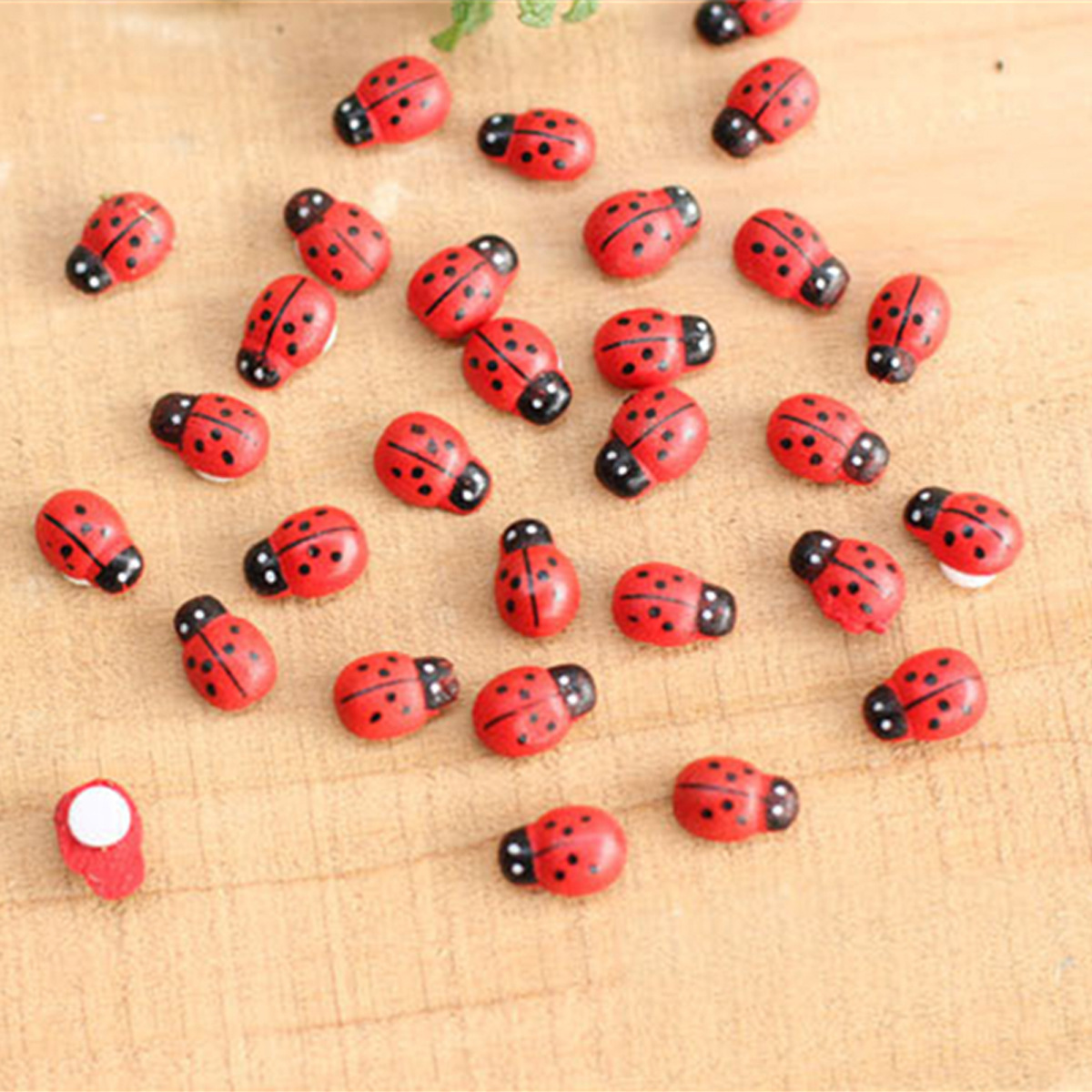 Art Craft Ladybug - 100pcs Mini Ladybugs Wood Craft Ladybugs
