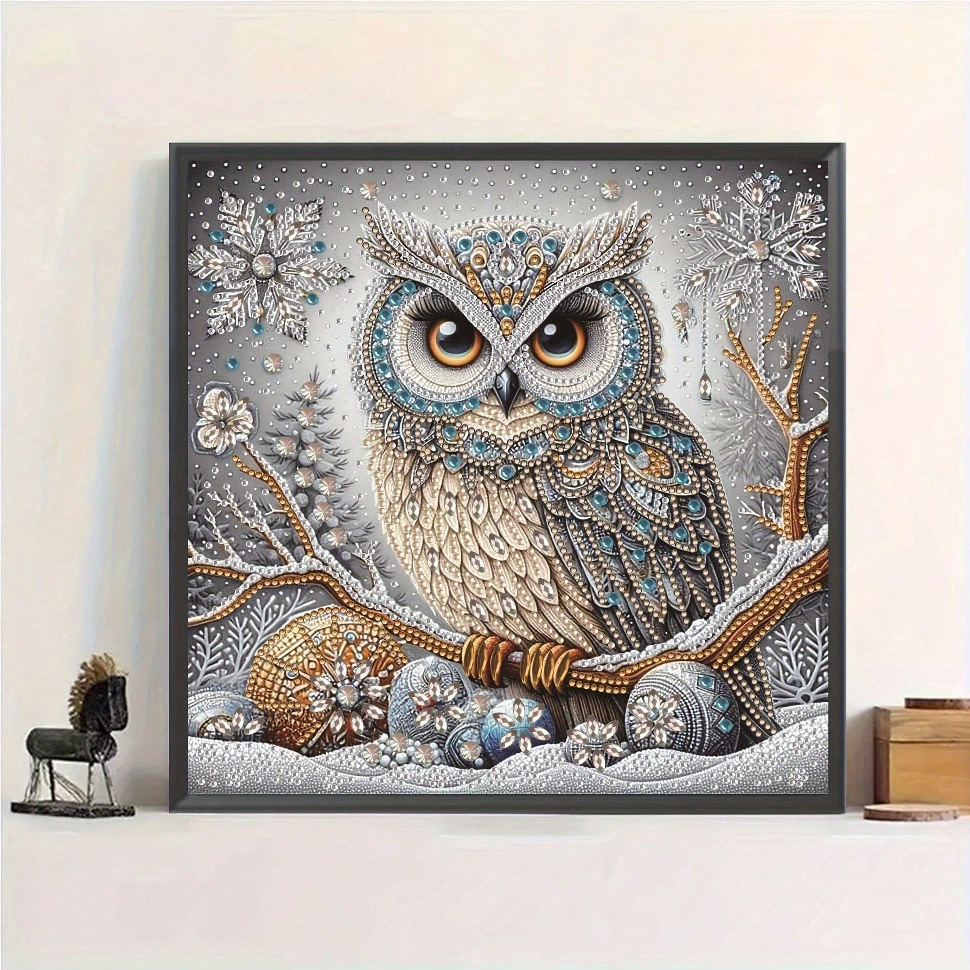 Art Craft Adult - 5D Special Shape Owl Diamond Art