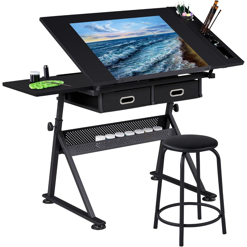 Art & Craft Kortingscode - Drafting Table for Artists, Height Adjustable