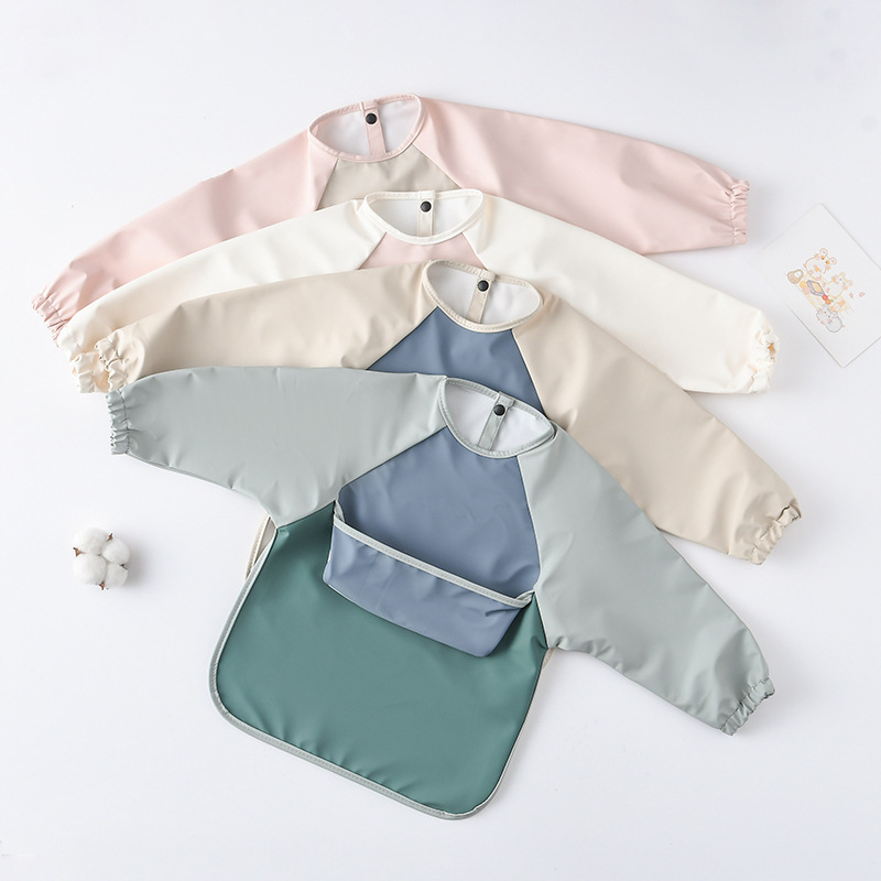 Kids Baby Long Sleeved PU Bibs - Art Craft For 3 Year Old recensione e prezzo