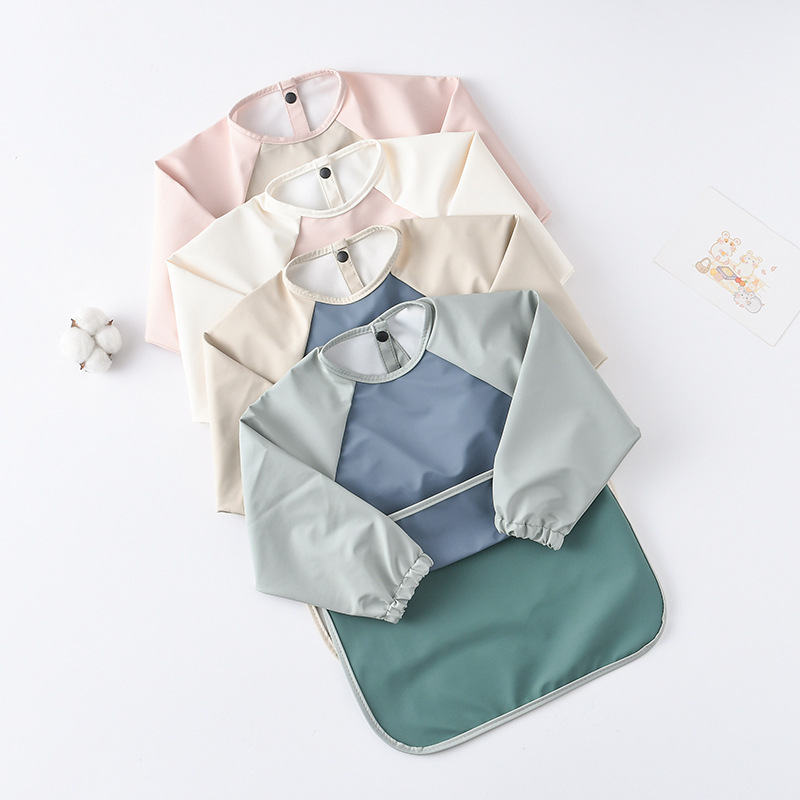 Kids Baby Long Sleeved PU Bibs - Art Craft For 3 Year Old recensione e prezzo