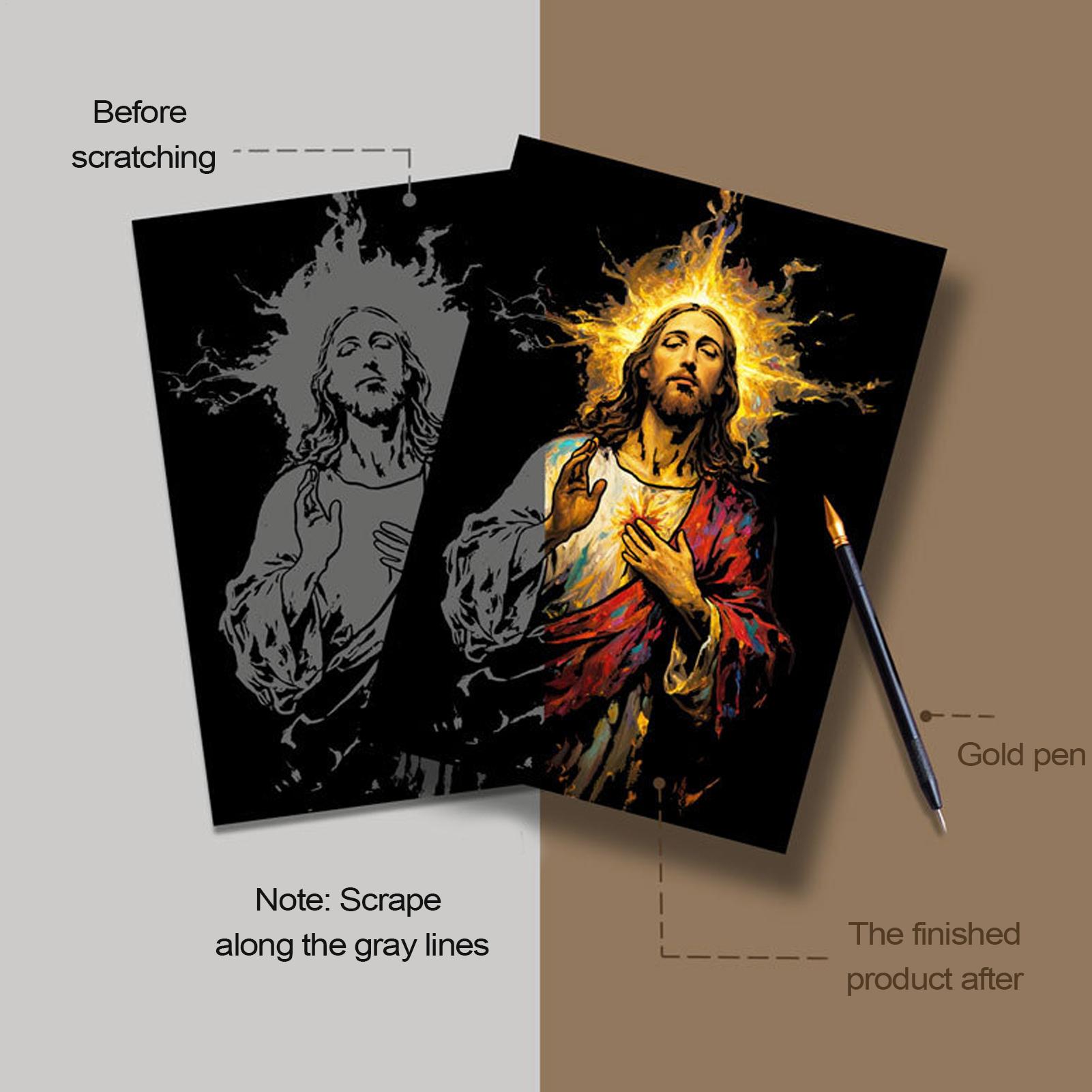 Scratch Book Jesus Scratch Pai - Art Craft For 3 Year Old recensione e prezzo