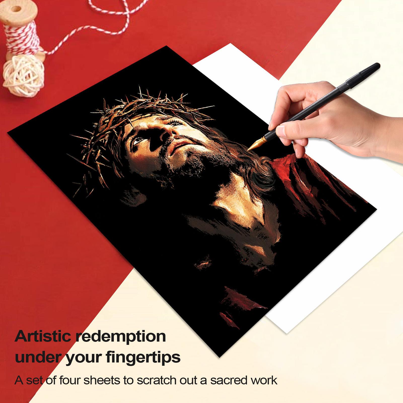 Scratch Book Jesus Scratch Pai - Art Craft For 3 Year Old recensione e prezzo