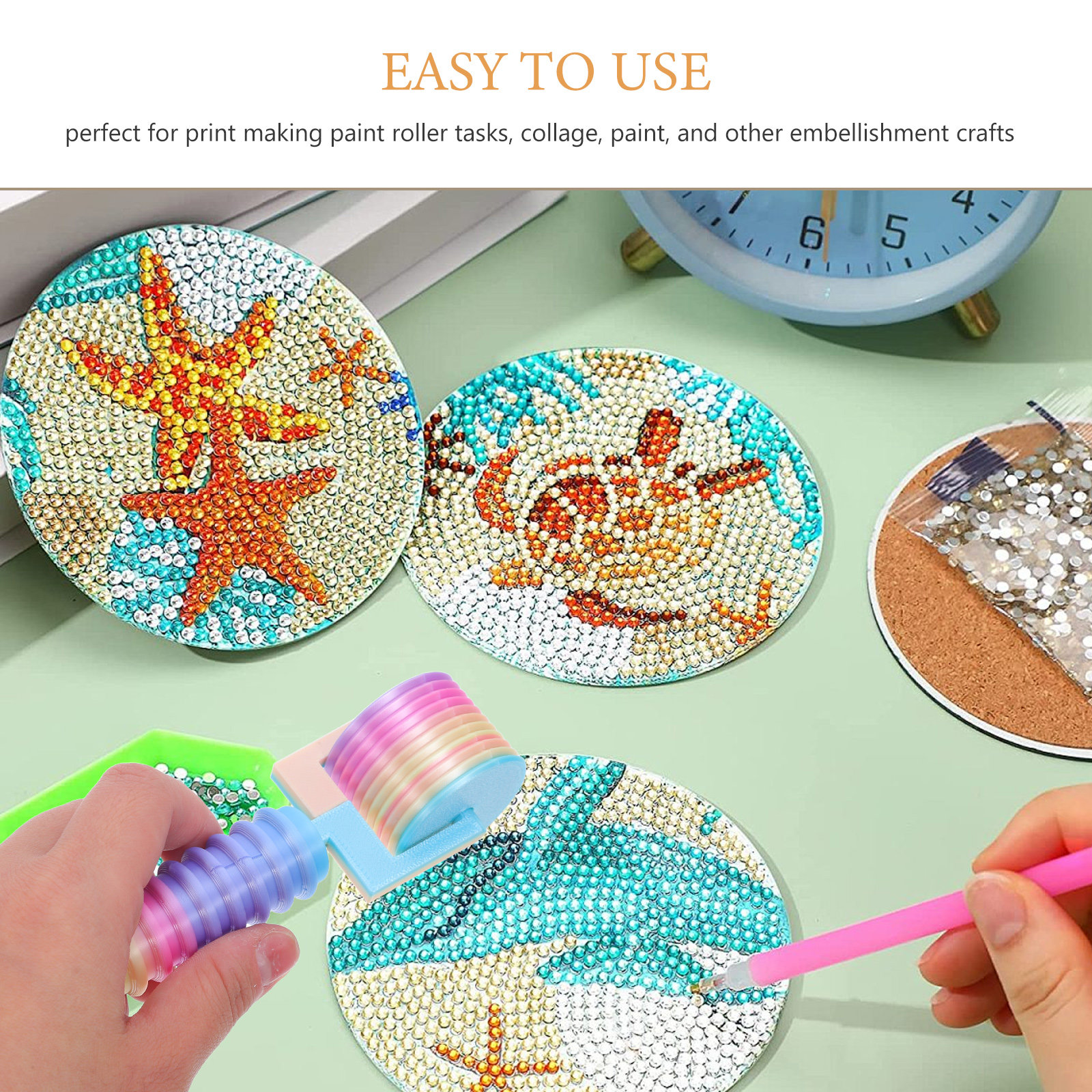 2Pcs Rhinestone Painting Rolle - Art Craft Tools recensione e prezzo