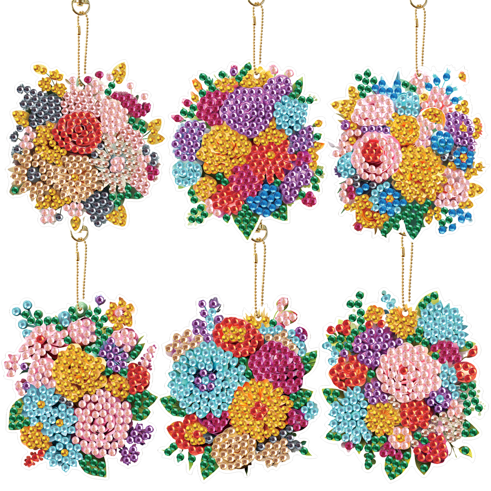6PCS Diamond Art Painting Keyc - Art Craft Flower recensione e prezzo