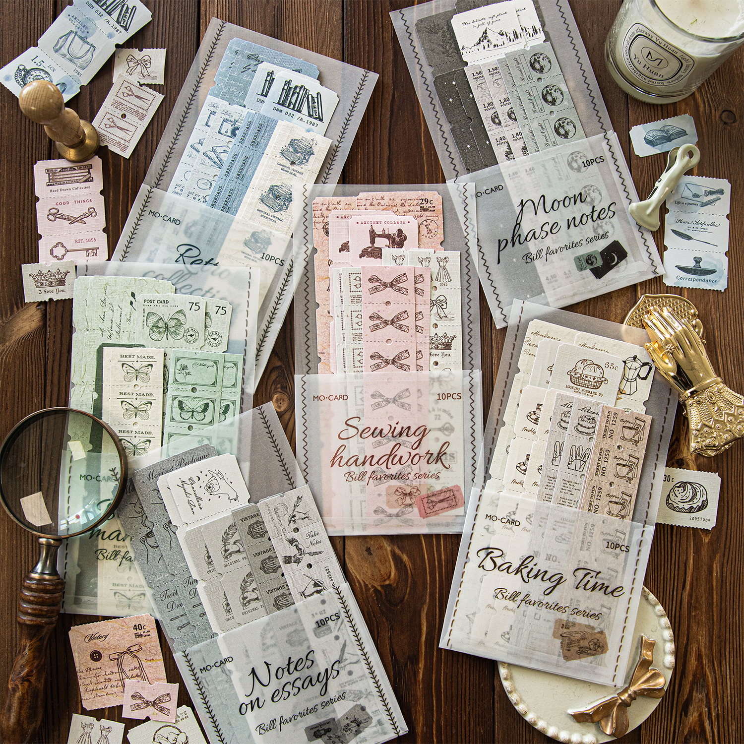 10pcs Retro Label Strip Sticke - Art Craft For 3 Year Old recensione e prezzo