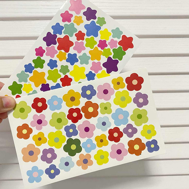 10PCS Colorful Star Flower Hea - Art Craft For 3 Year Old recensione e prezzo