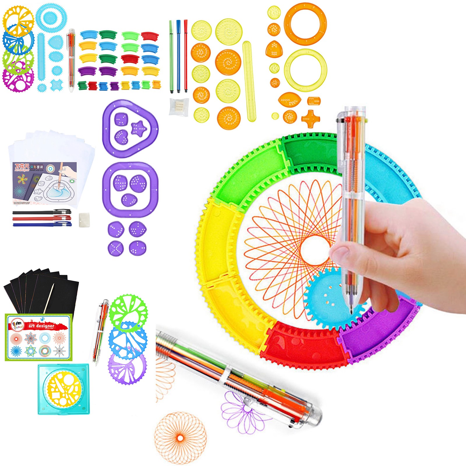 Student Geometry Drawing Stenc - Art Craft Flower recensione e prezzo