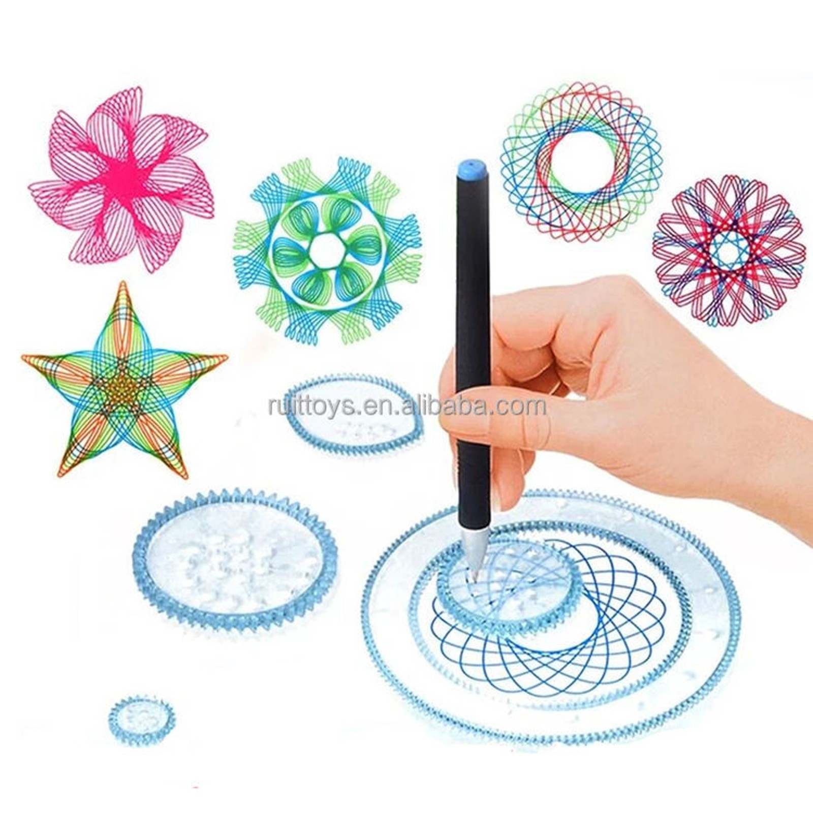 Student Geometry Drawing Stenc - Art Craft Flower recensione e prezzo