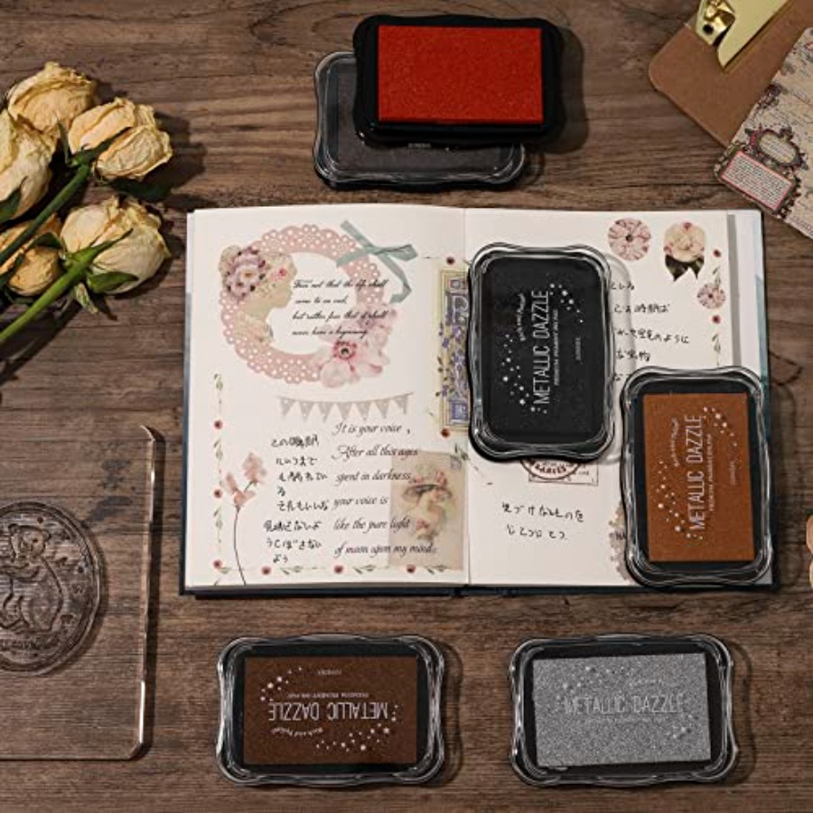 Metallic Ink Pads for Rubber S - Stamping Ink Pad recensione e prezzo