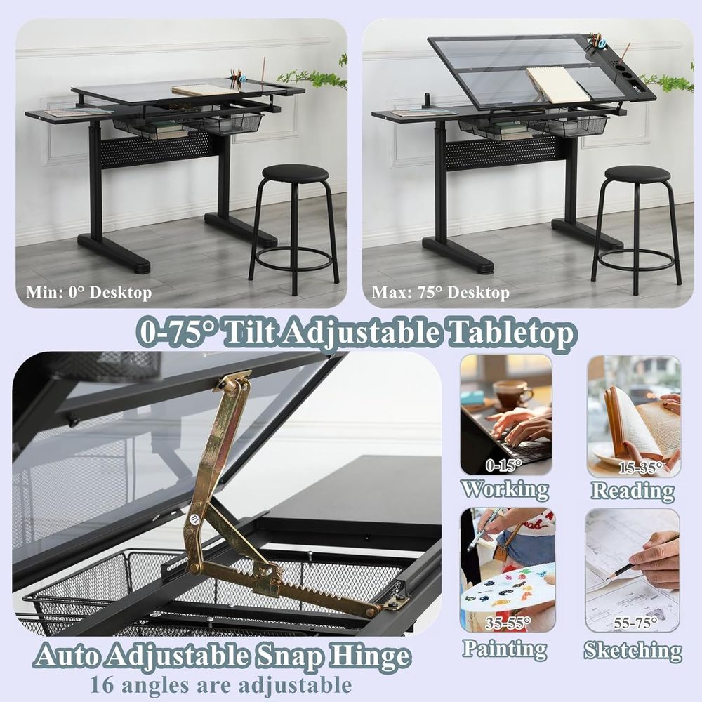 Adjustable Height Art Table wi - Art & Craft Kortingscode recensione e prezzo