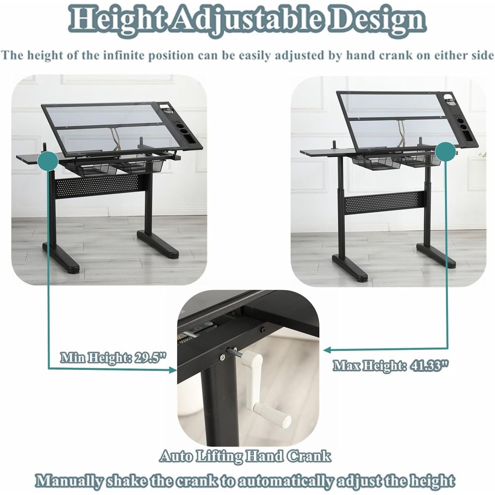 Adjustable Height Art Table wi - Art & Craft Kortingscode recensione e prezzo