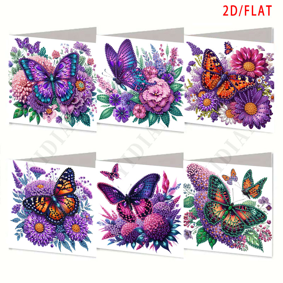 6-piece Diamond Painting Purpl - Art Craft Butterfly recensione e prezzo