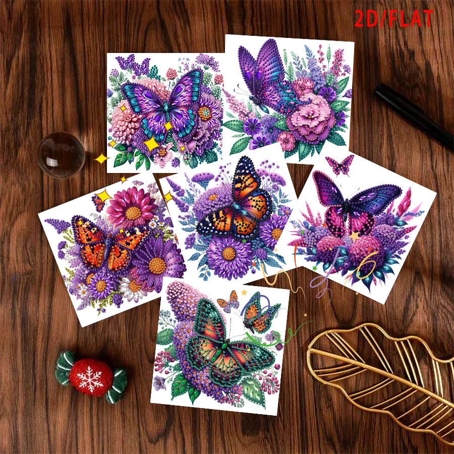 6-piece Diamond Painting Purpl - Art Craft Butterfly recensione e prezzo