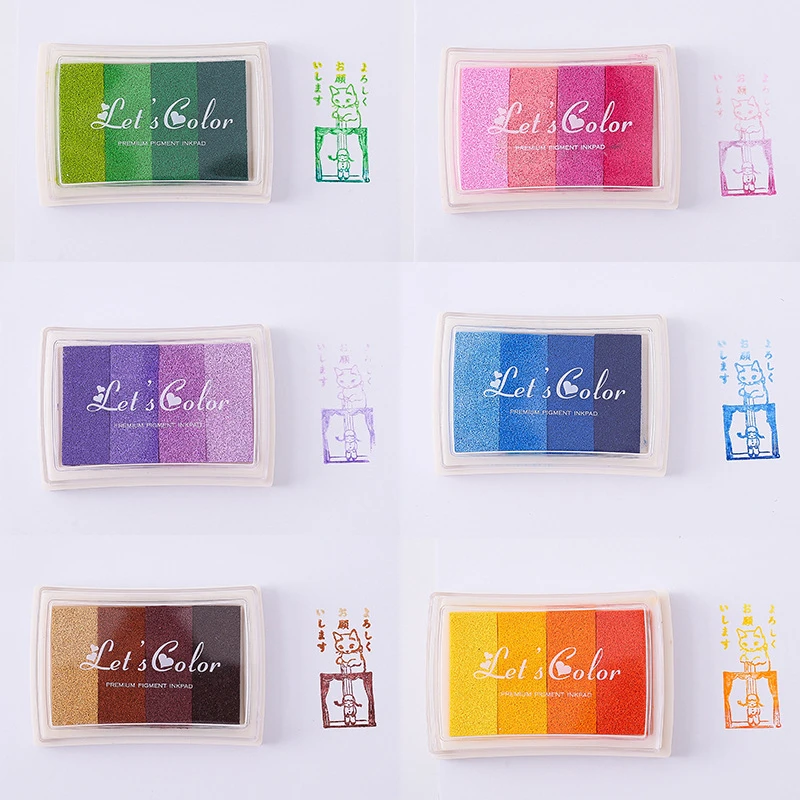 1PCS 4 colors Inkpad Ink stamp - Stamping Ink Pad recensione e prezzo