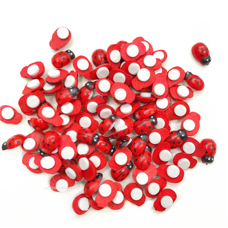 100pcs Mini Ladybugs Wood Craf - Art Craft Ladybug recensione e prezzo