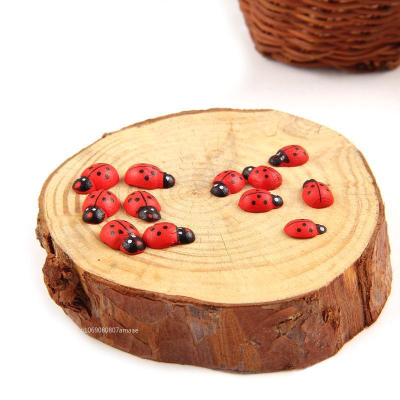 100pcs Mini Ladybugs Wood Craf - Art Craft Ladybug recensione e prezzo