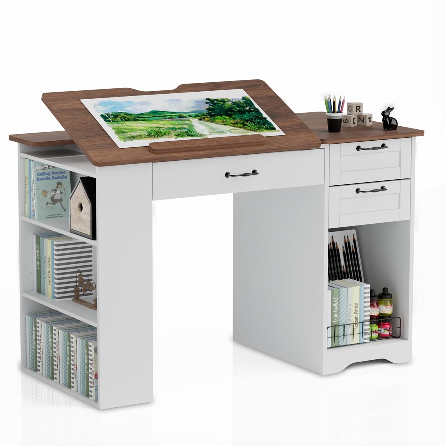 Drafting Table with Storage Ca - Art & Craft Kortingscode recensione e prezzo
