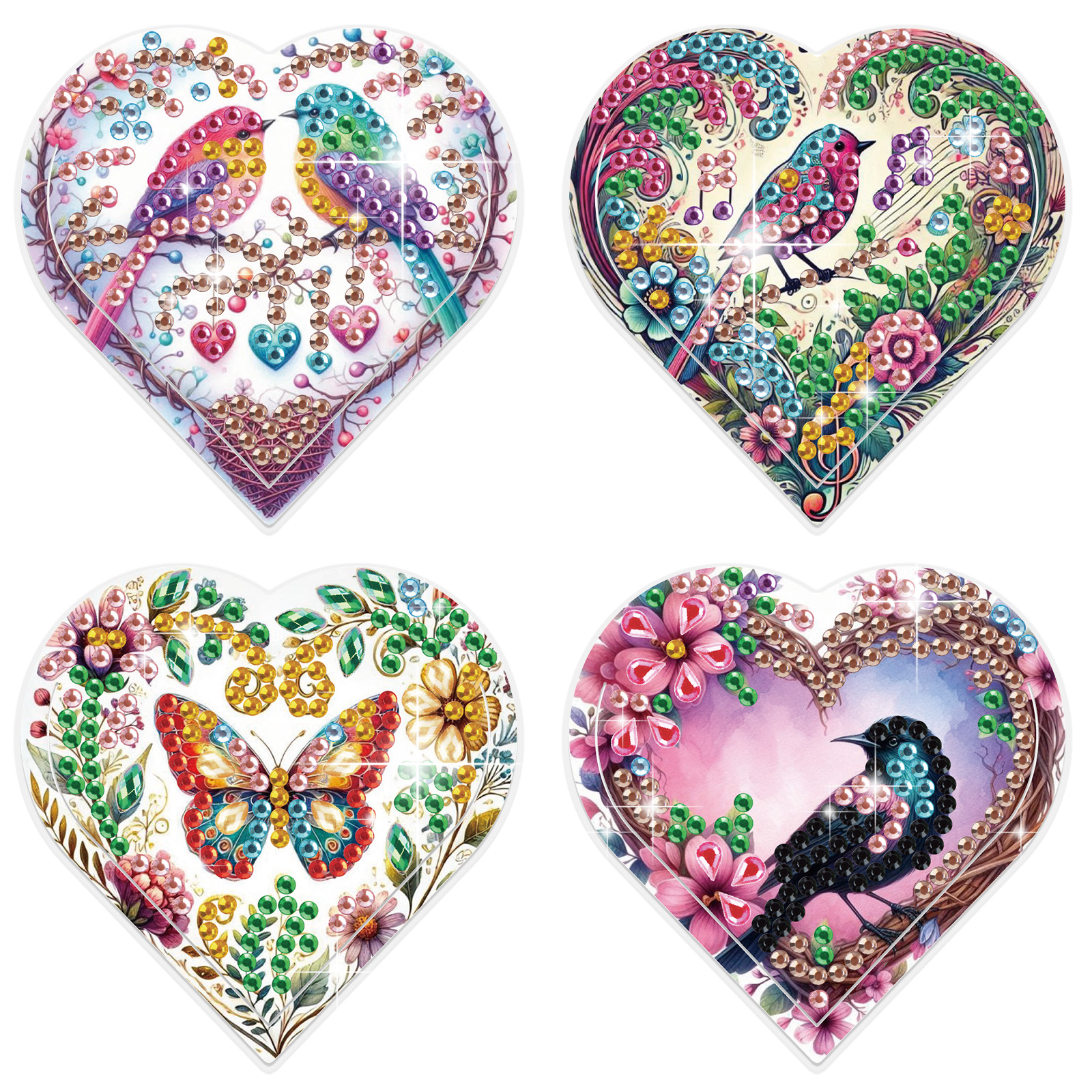 4PCS Diamond Painting Heart Sh - Art Craft Kit recensione e prezzo