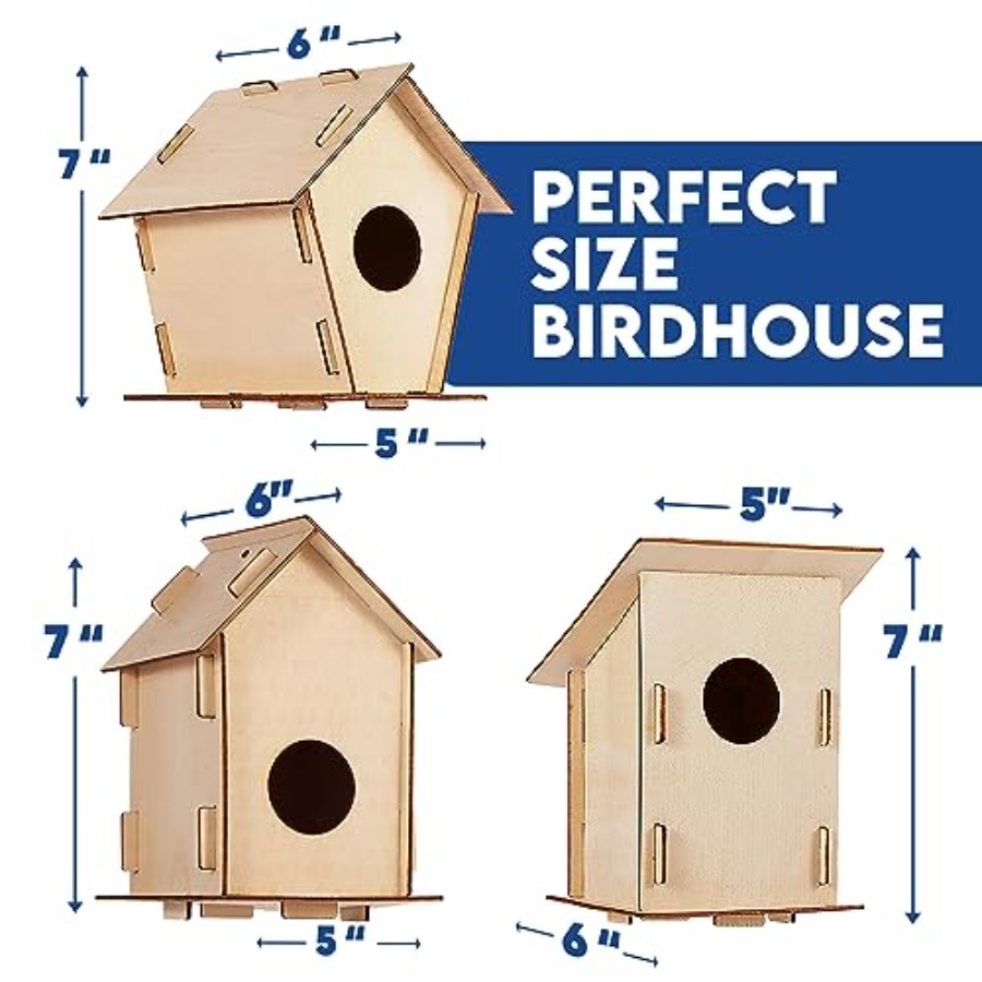 Kit - Unfinished Wood Bird Hou - Art Craft Kit recensione e prezzo