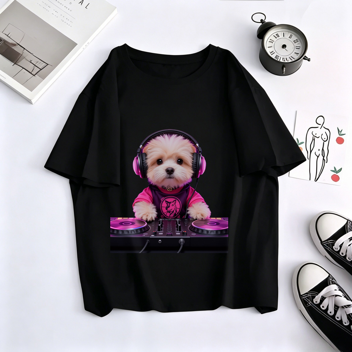 T Shirts Woman Jacquard Woven  - Art Craft Letter T recensione e prezzo