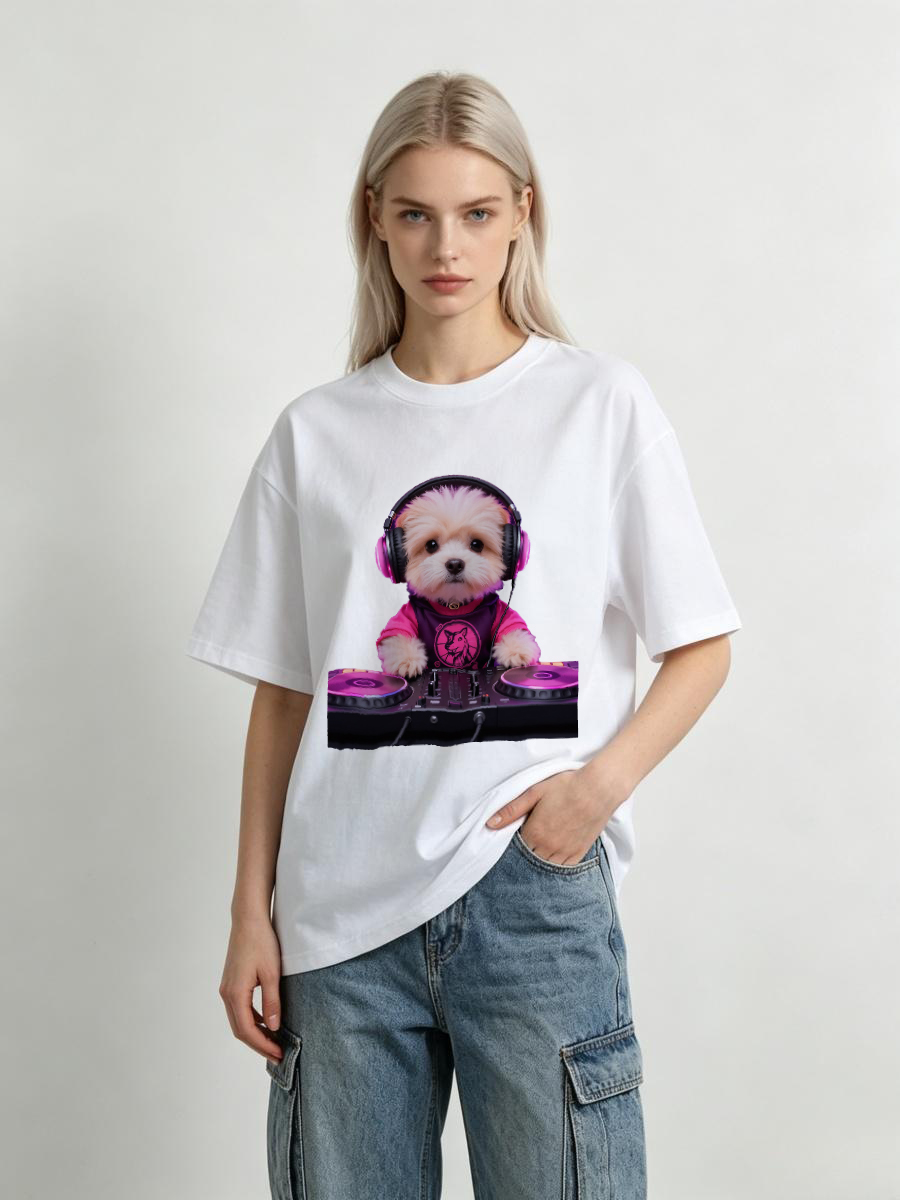 T Shirts Woman Jacquard Woven  - Art Craft Letter T recensione e prezzo