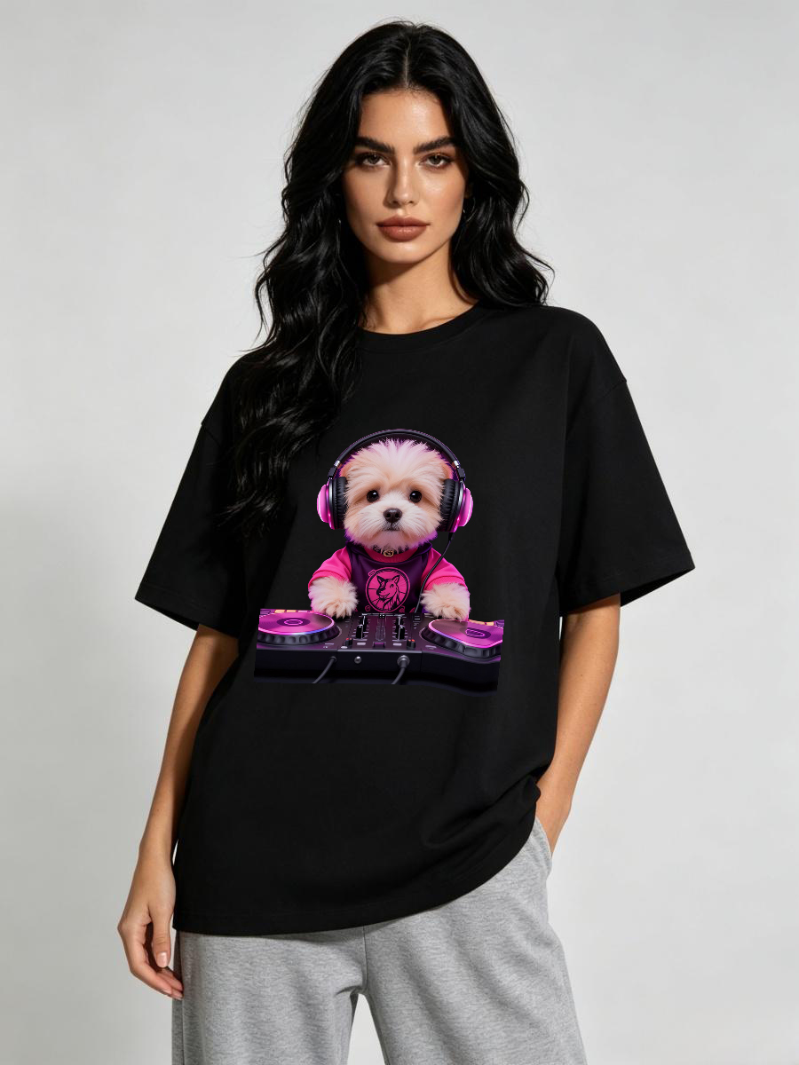 T Shirts Woman Jacquard Woven  - Art Craft Letter T recensione e prezzo