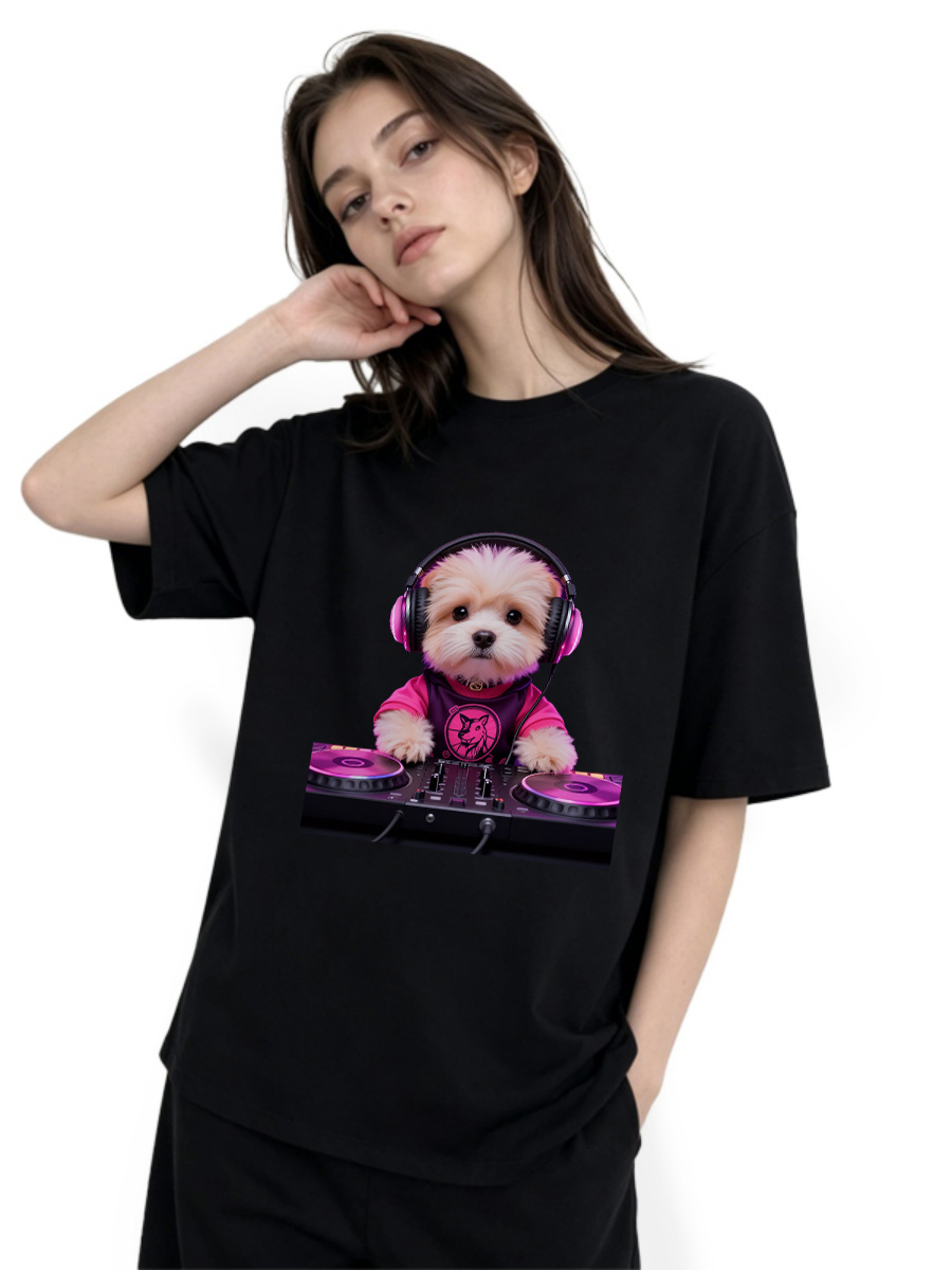 T Shirts Woman Jacquard Woven  - Art Craft Letter T recensione e prezzo