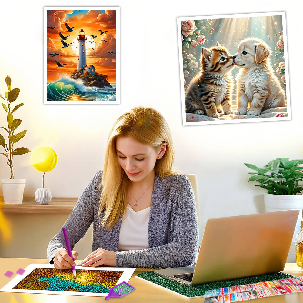 Frameless, DIY 5D Diamond Pain - Art Craft Flower recensione e prezzo