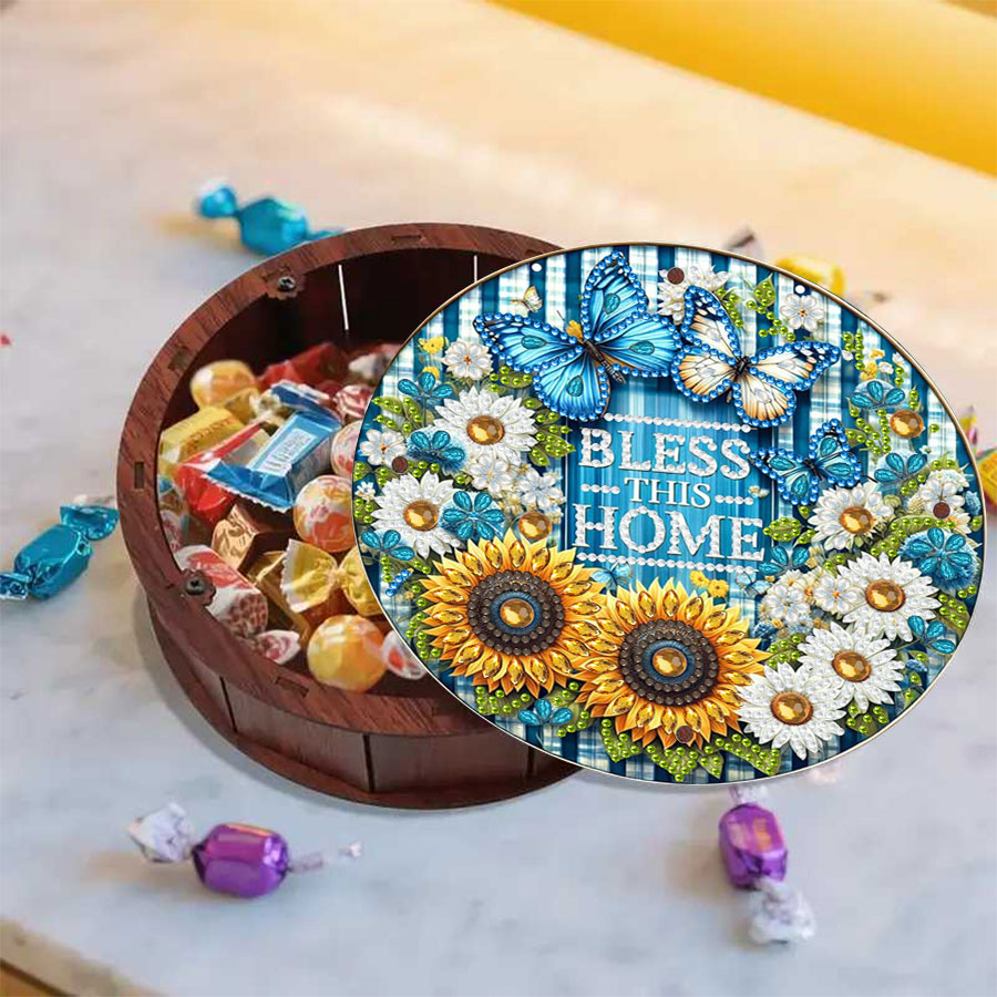 A set of round storage boxes w - Art Craft Butterfly recensione e prezzo