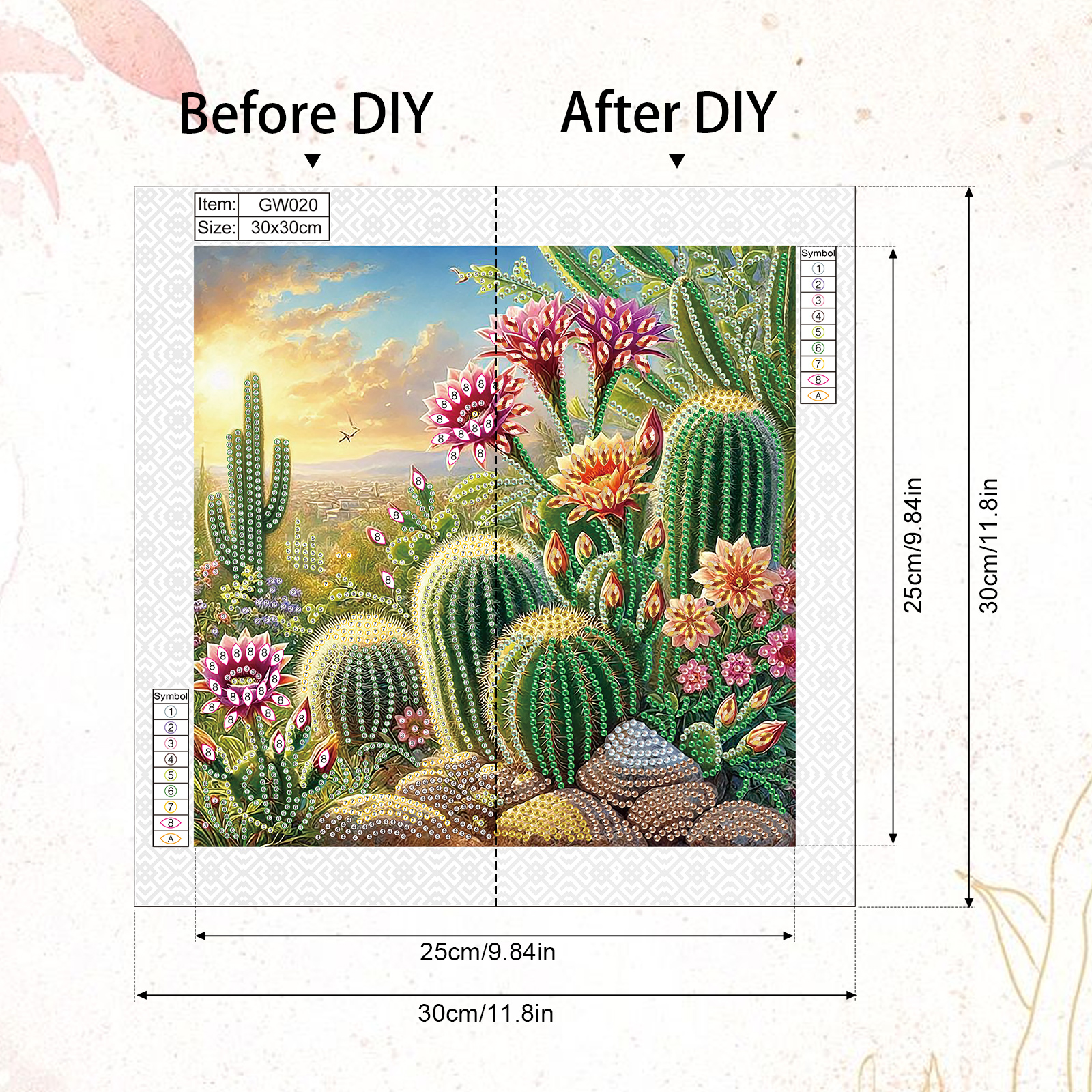 5D DIY Diamond Painting Flower - Art Craft Flower recensione e prezzo
