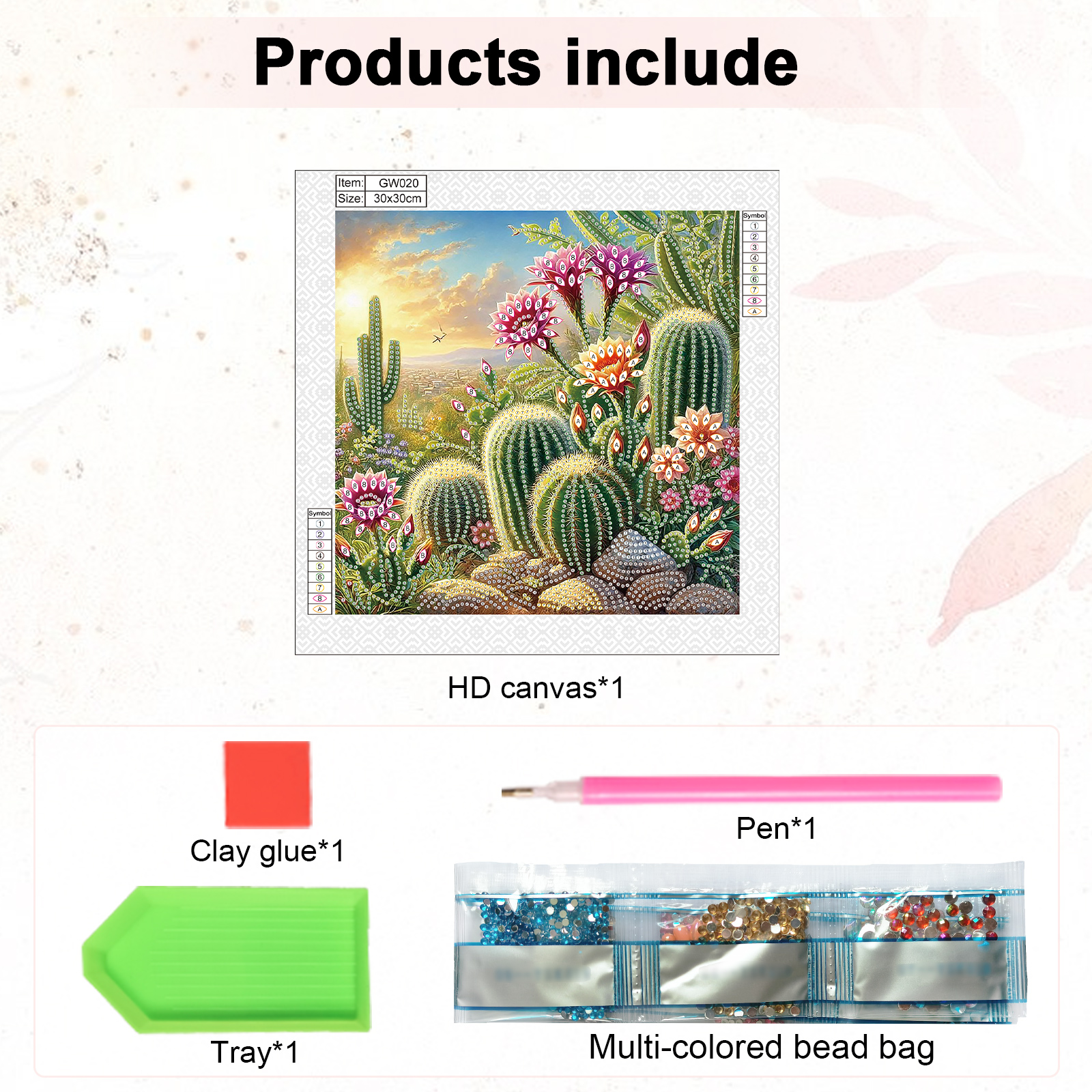 5D DIY Diamond Painting Flower - Art Craft Flower recensione e prezzo