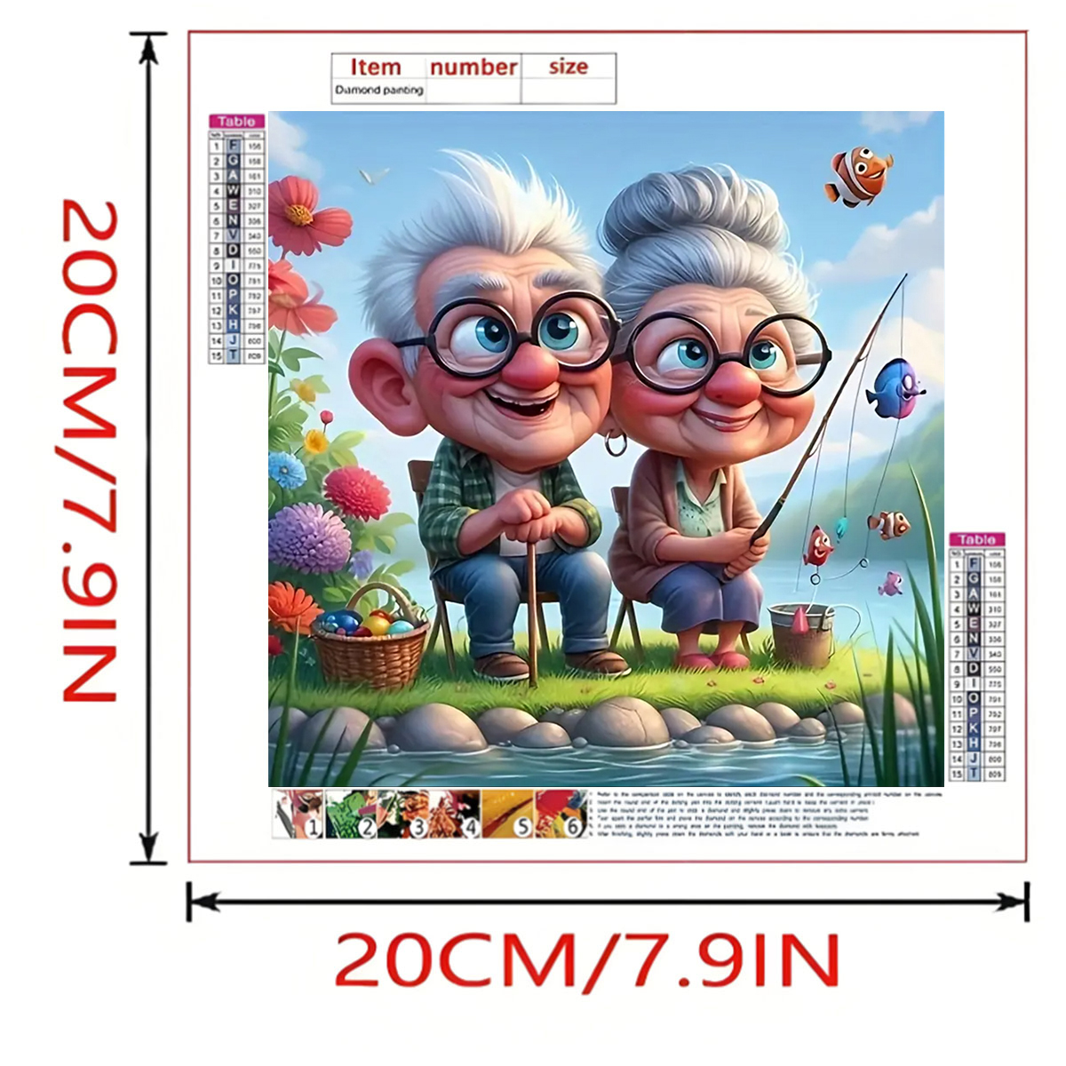 Grandparents Fishing Diamond P - Art Craft Adult recensione e prezzo