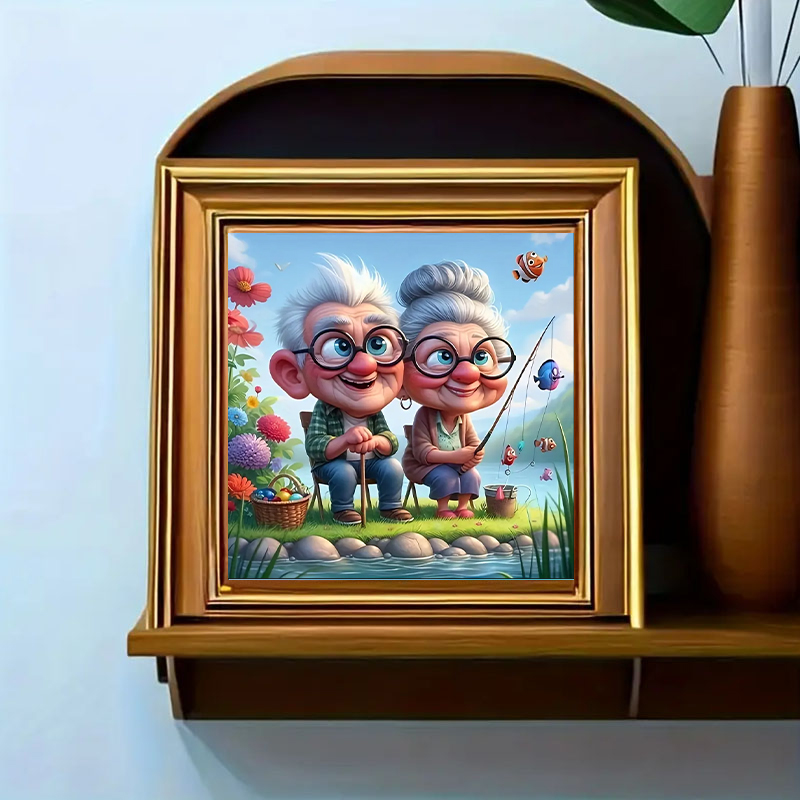 Grandparents Fishing Diamond P - Art Craft Adult recensione e prezzo