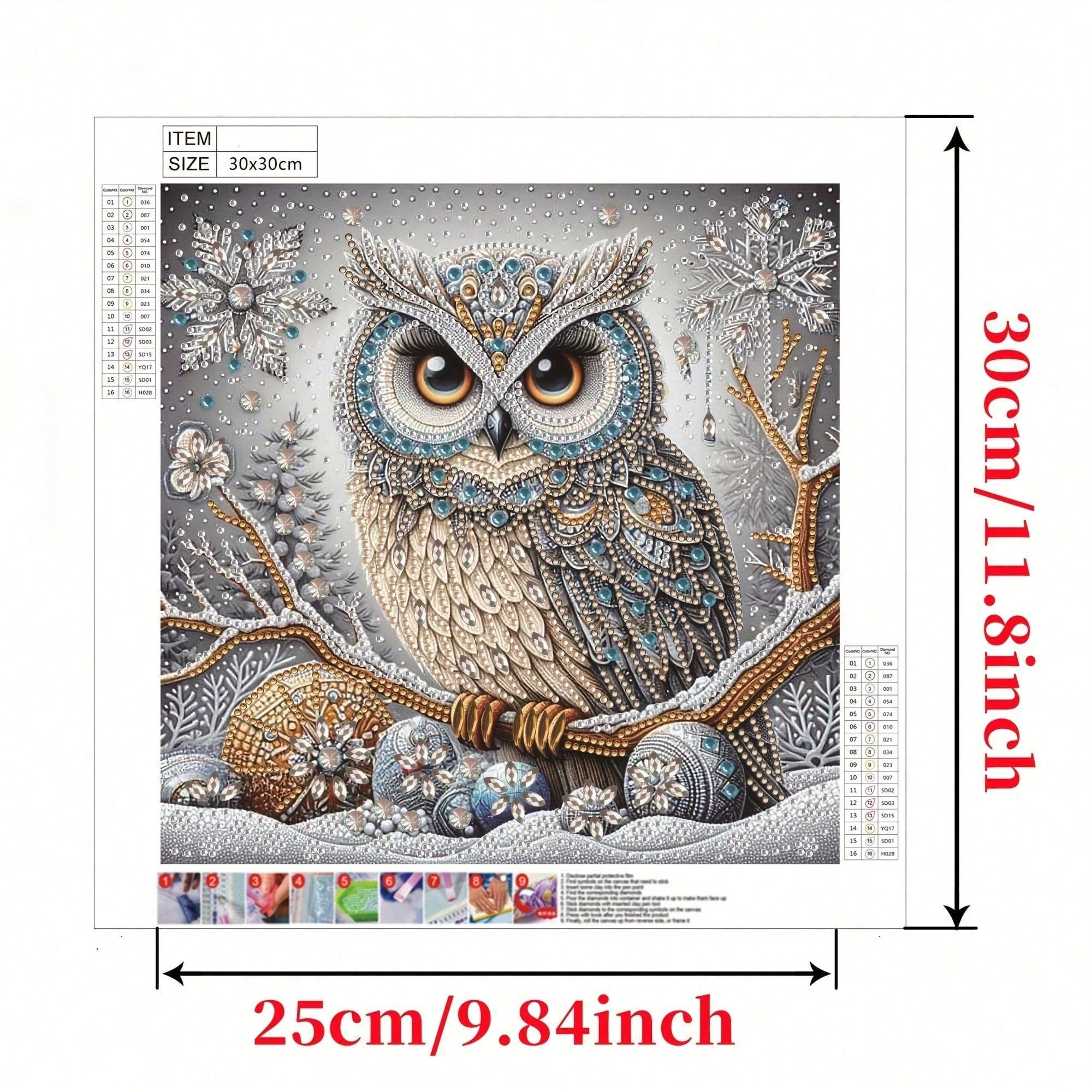 5D Special Shape Owl Diamond A - Art Craft Adult recensione e prezzo