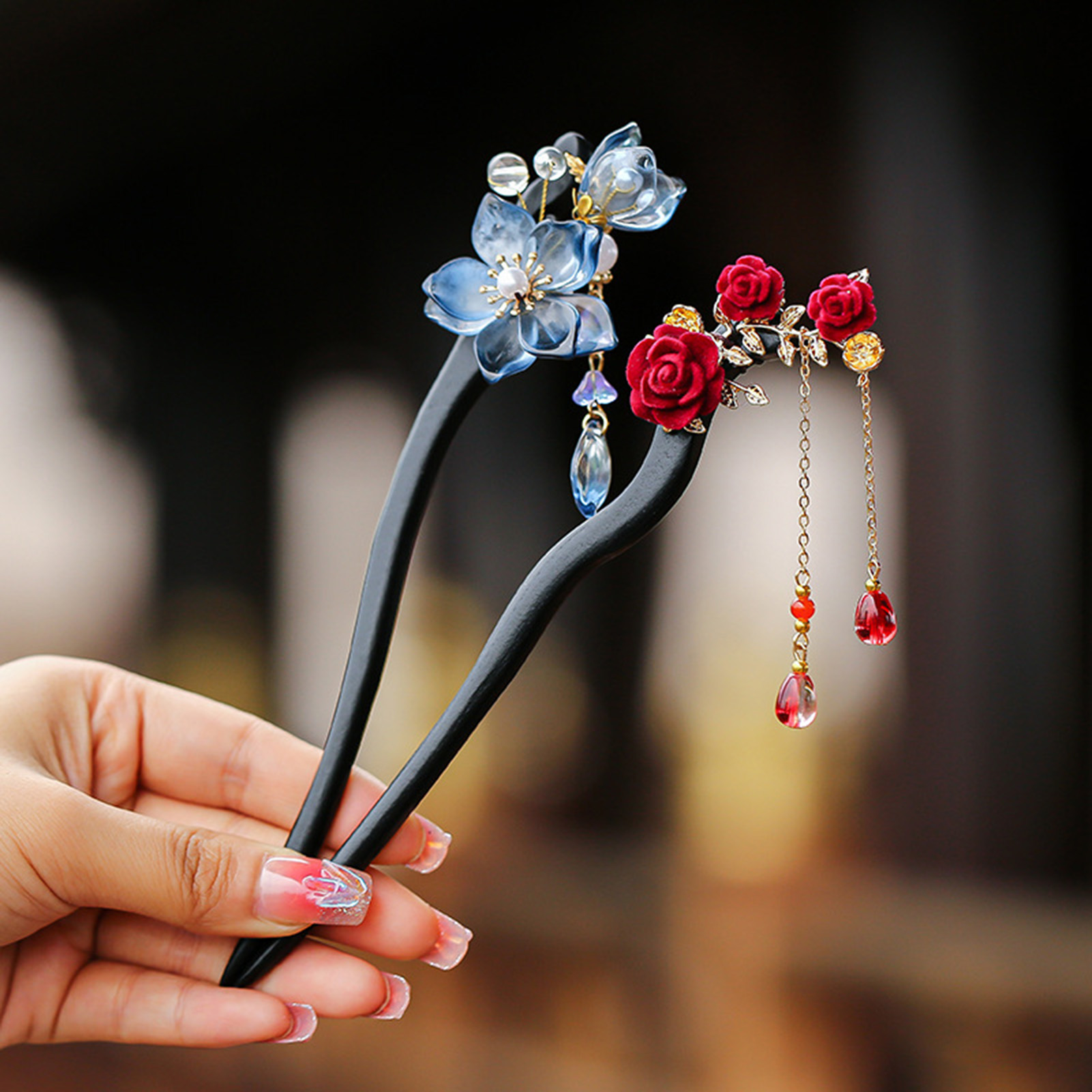 Chinese Style Flower Tassel Ha - Art Craft Shop recensione e prezzo