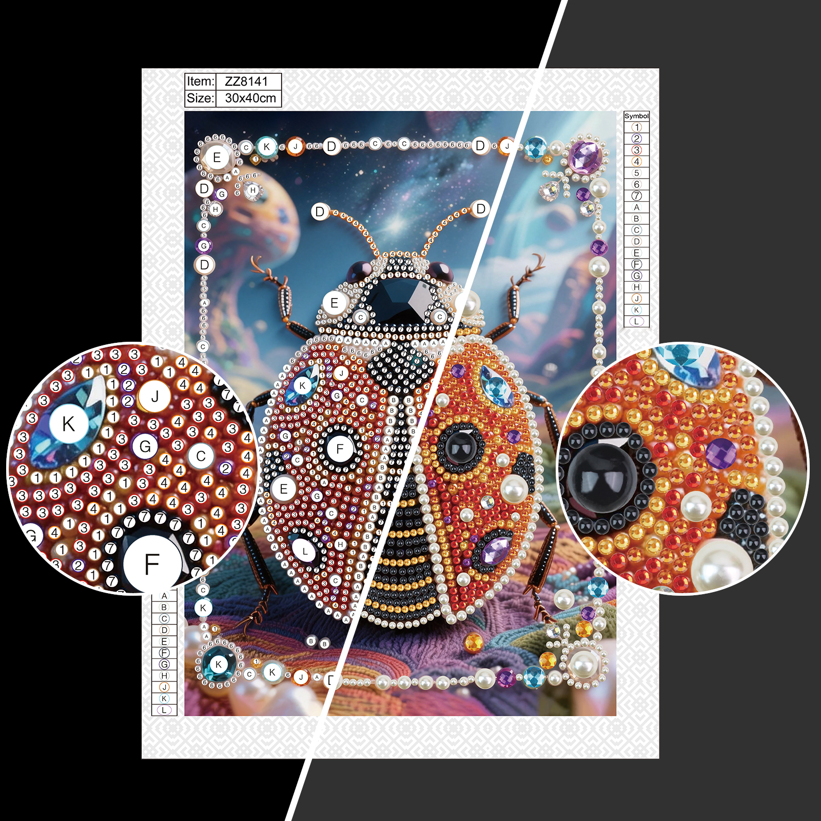 DIY Pearl Diamond Art Painting - Art Craft Ladybug recensione e prezzo