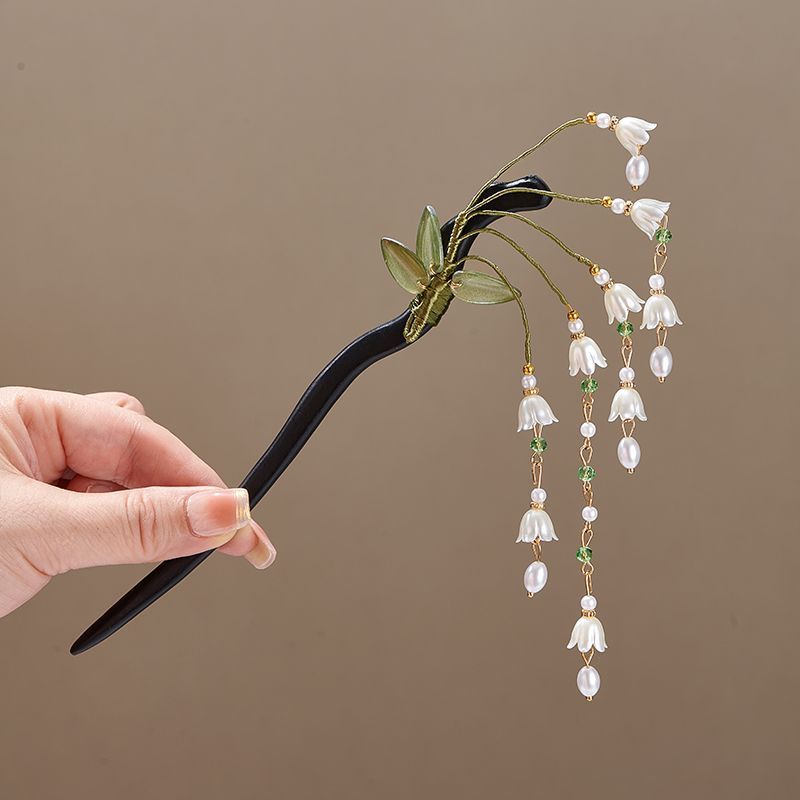 Wooden Flower Hairpin Vintage  - Art Craft Shop recensione e prezzo