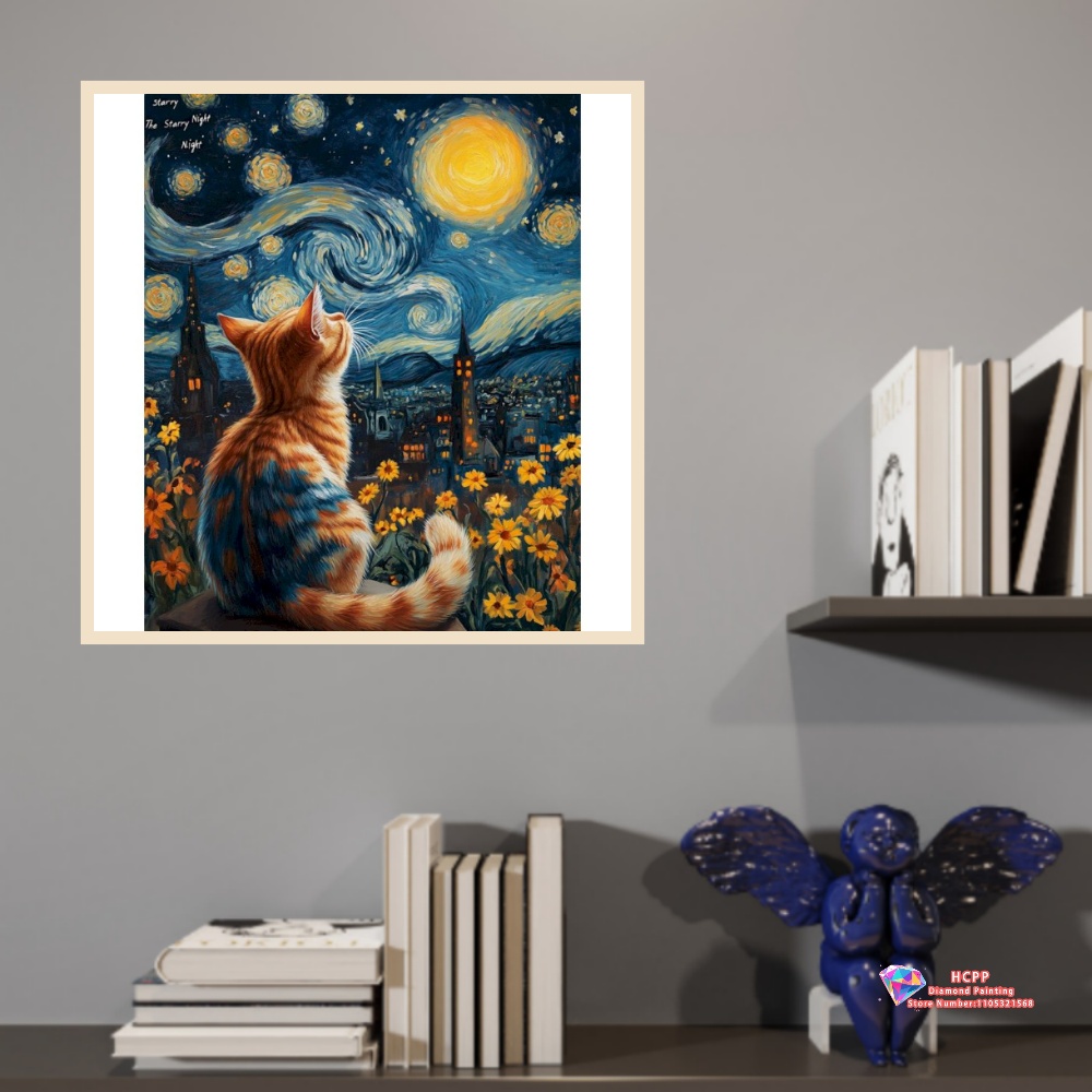 Cat Animal Diamond Painting Ki - Art Portfolio Bag recensione e prezzo