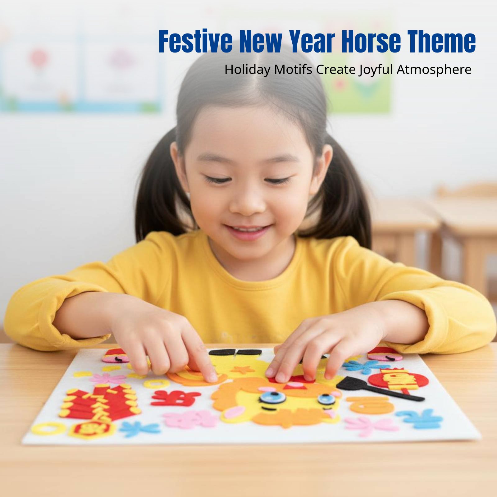 2026 New Year DIY Fabric Art S - Art Craft Kindergarten recensione e prezzo