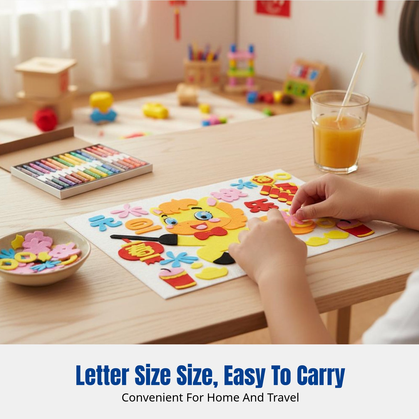 2026 New Year DIY Fabric Art S - Art Craft Kindergarten recensione e prezzo