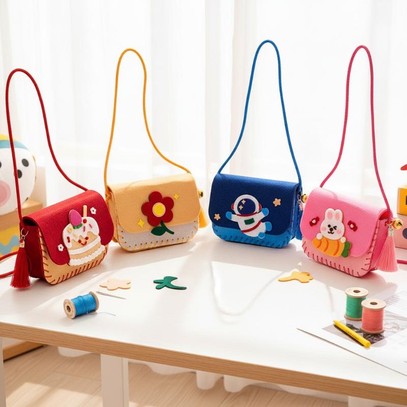 Cute Felt Felt Bag Making Kit  - Art Craft Kindergarten recensione e prezzo