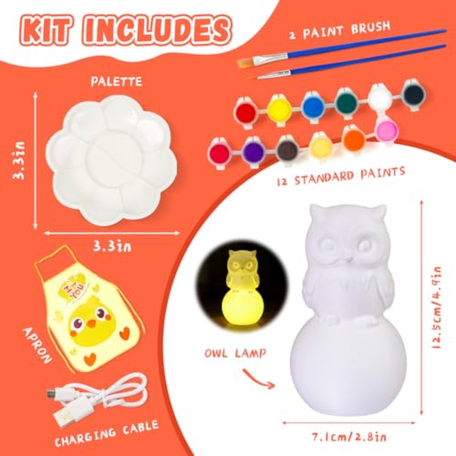Paint Your Own Lamp Kit, Arts  - Art Craft Kit recensione e prezzo