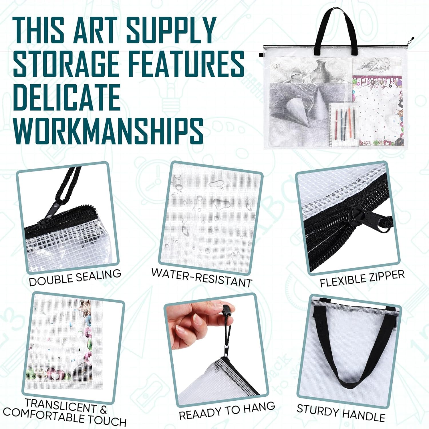 Large Art Portfolio Bag 36x48  - Art Portfolio Bag recensione e prezzo
