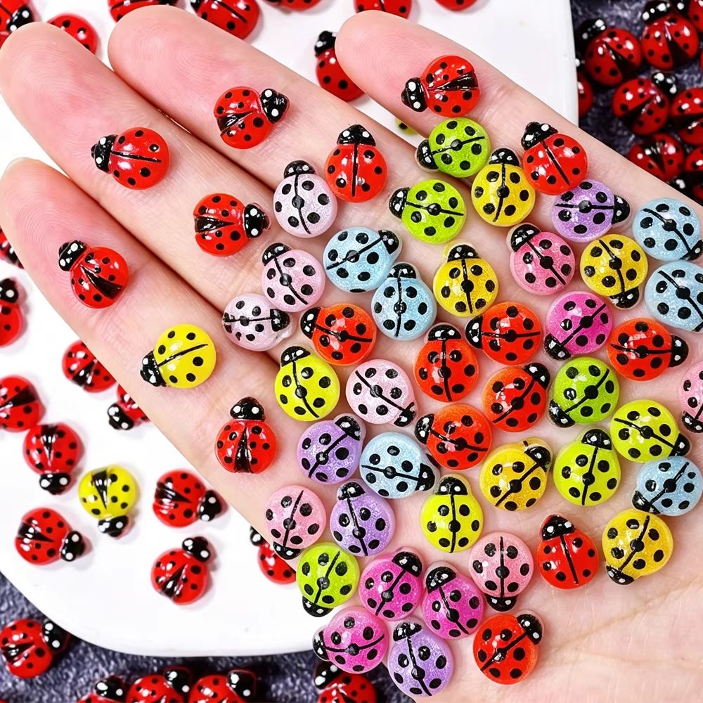 50Pcs Lovely Mixed Ladybug Nai - Art Craft Ladybug recensione e prezzo