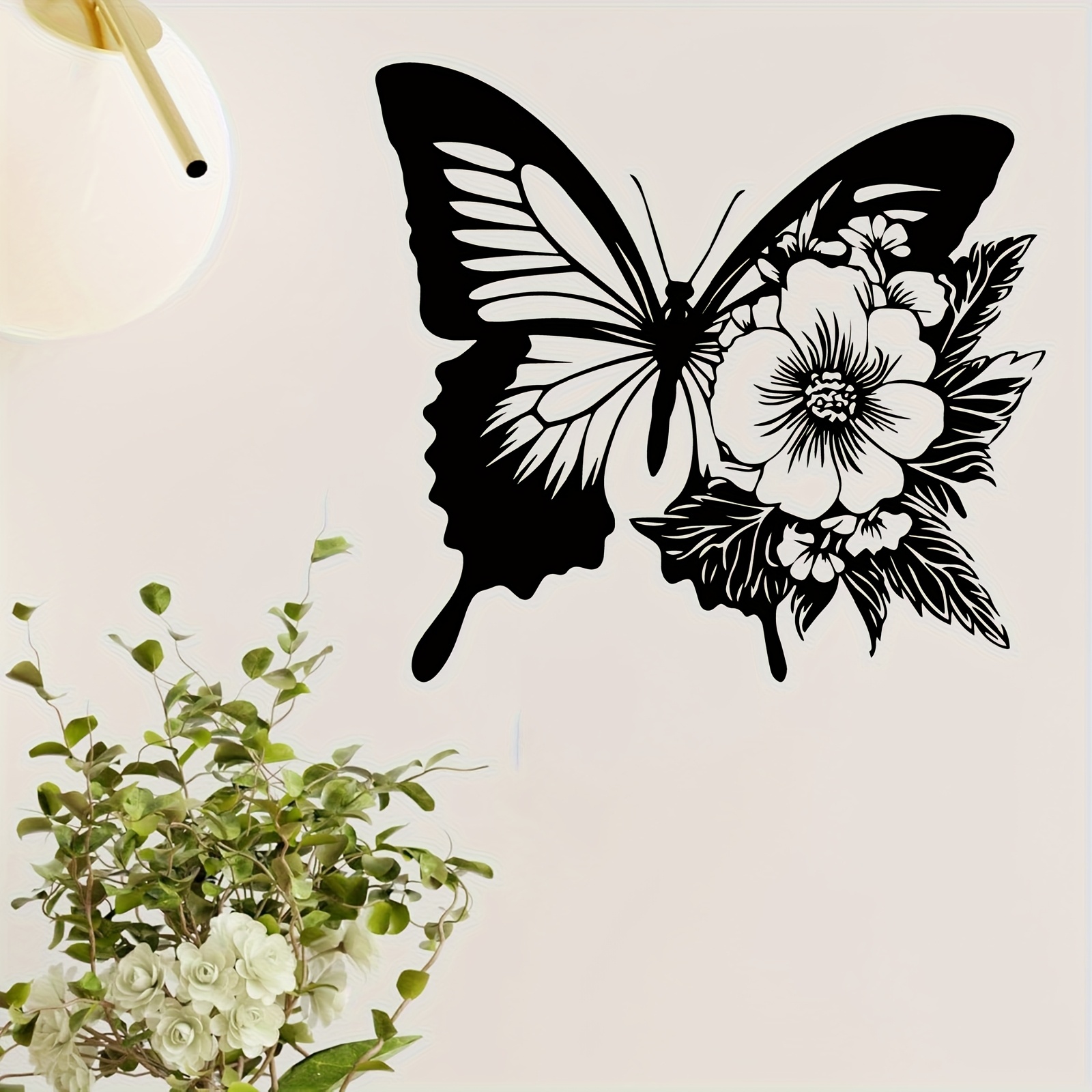 1pc Butterfly Floral Metal Wal - Art Craft Butterfly recensione e prezzo