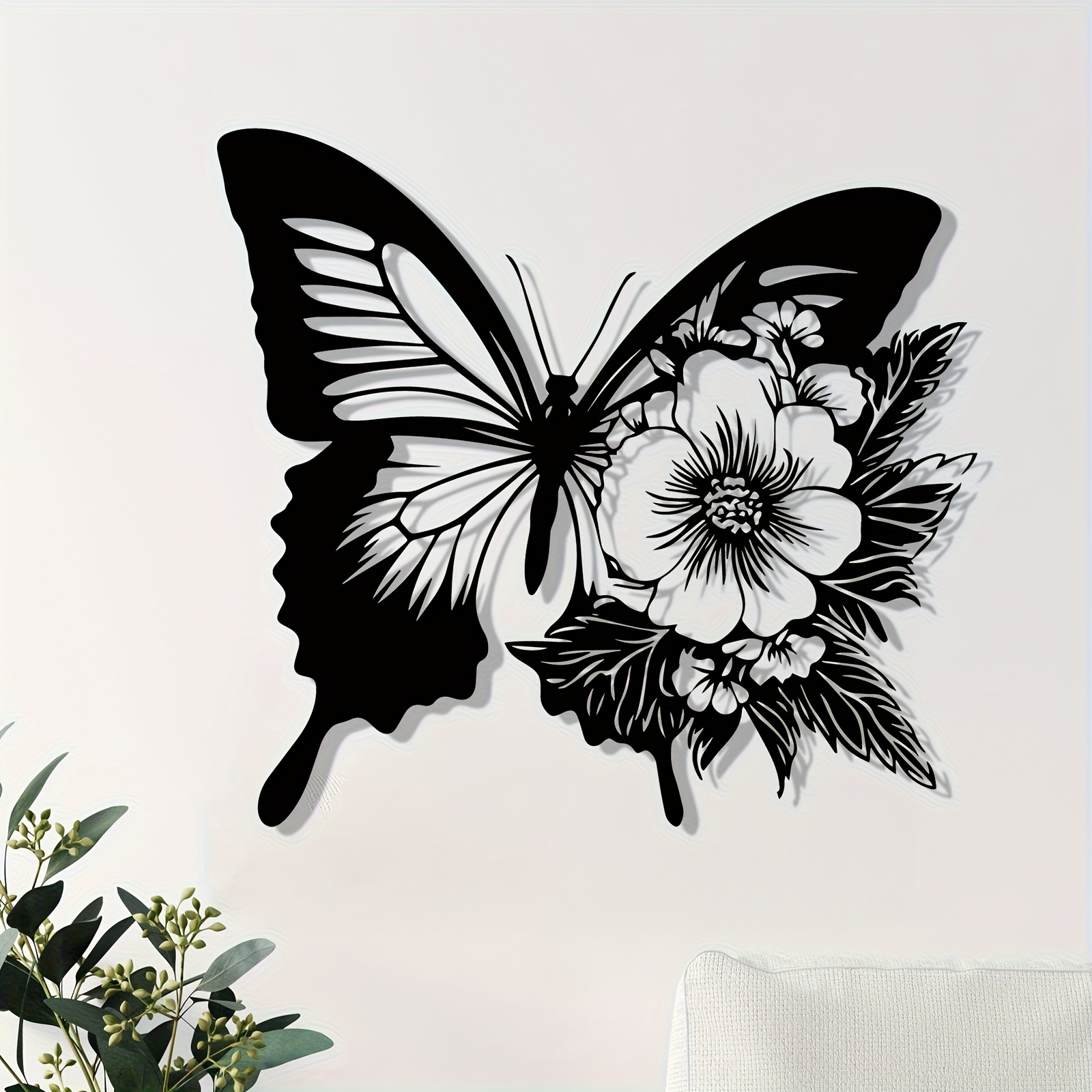 1pc Butterfly Floral Metal Wal - Art Craft Butterfly recensione e prezzo
