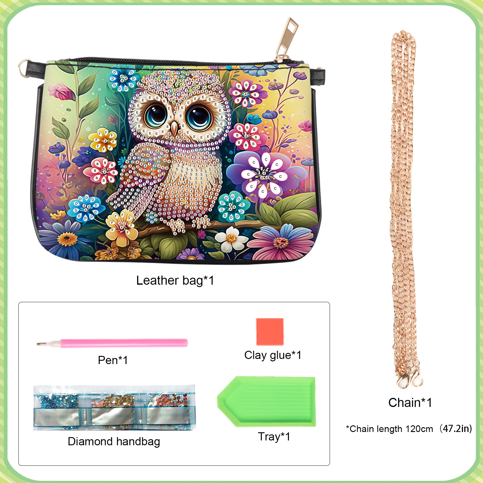 Colorful Owl Diamond Art Paint - Art Craft Kit recensione e prezzo