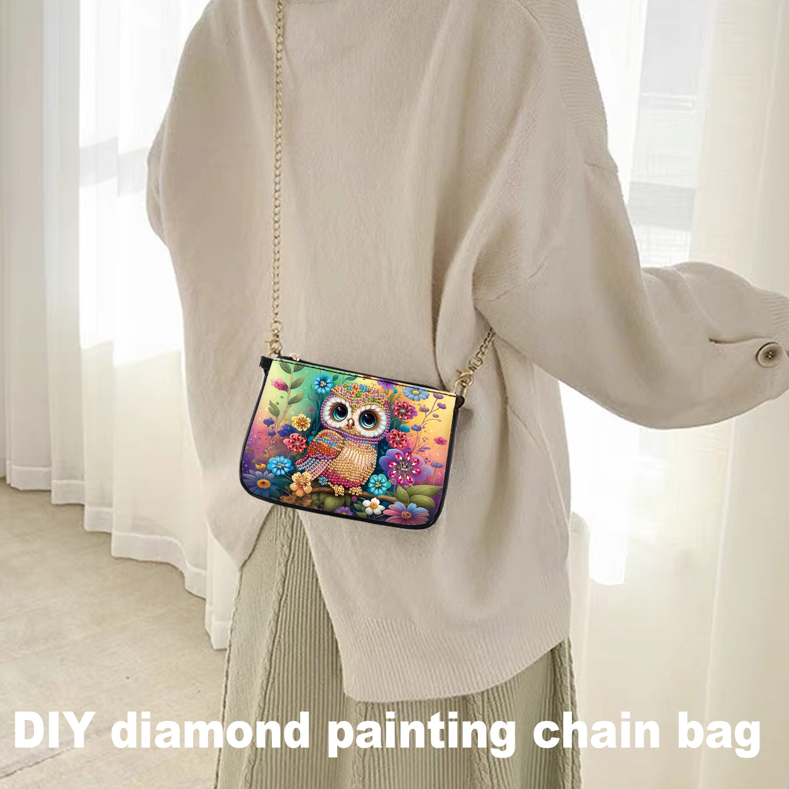 Colorful Owl Diamond Art Paint - Art Craft Kit recensione e prezzo